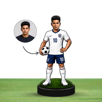 Personalized England Football 2D Miniature