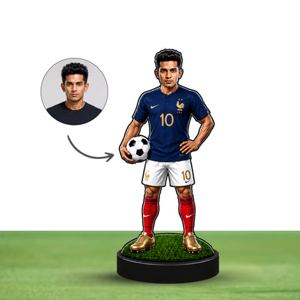 Personalized France Football 2D Miniature