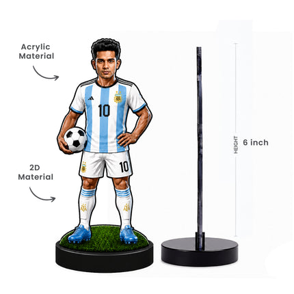 Personalized Argentina Football 2D Miniature