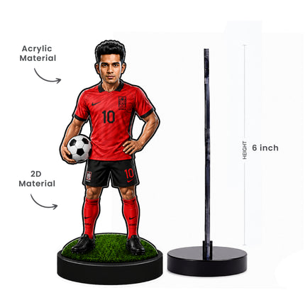 Personalized South Korea Football 2D Miniature