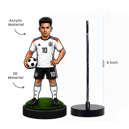 Personalized Germany Football 2D Miniature