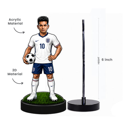 Personalized England Football 2D Miniature