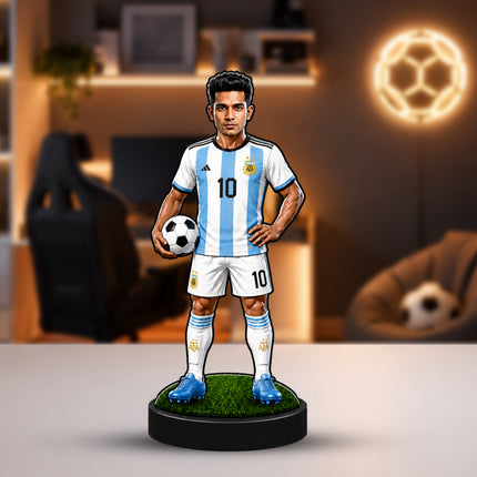 Personalized Argentina Football 2D Miniature