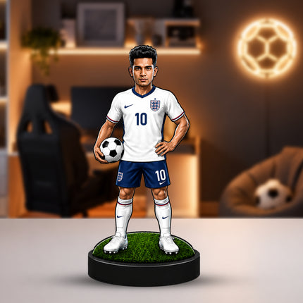 Personalized England Football 2D Miniature