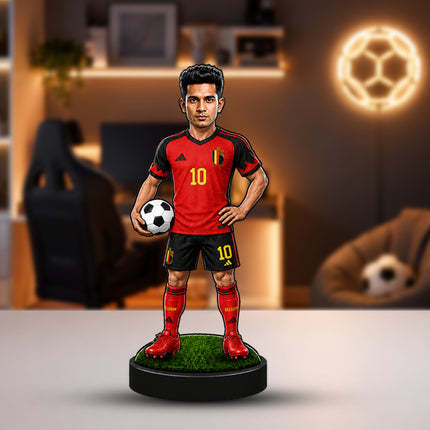 Personalized Belgium Football 2D Miniature