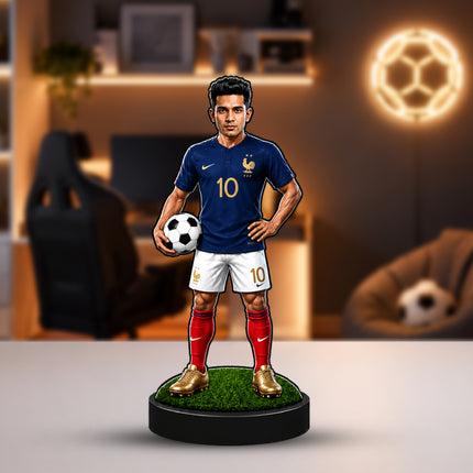 Personalized France Football 2D Miniature