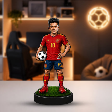 Personalized Spain Football 2D Miniature