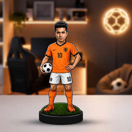 Personalized Netherland Football 2D Miniature
