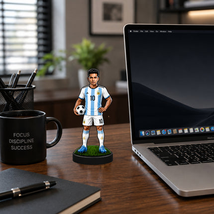Personalized Argentina Football 2D Miniature