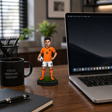 Personalized Netherland Football 2D Miniature