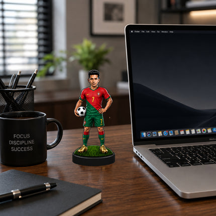 Personalized Portugal Football 2D Miniature