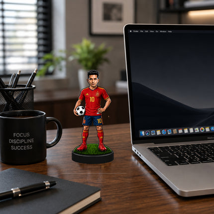 Personalized Spain Football 2D Miniature