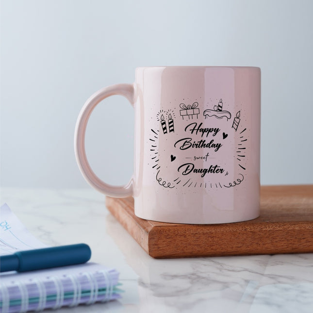 Happy Birthday Daughter Printed Ceramic Mug