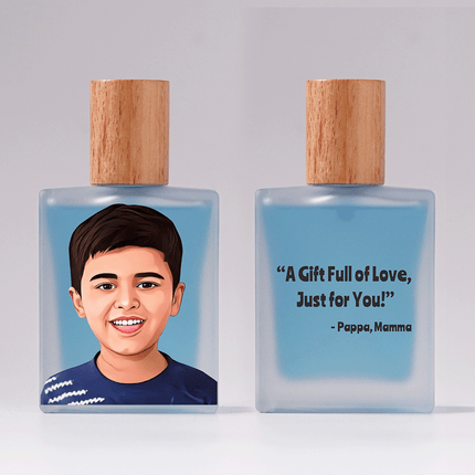 Real Portrait Personalized Bottle & Perfume For Kids
