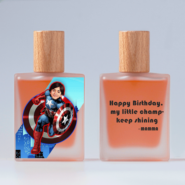 Heroic Personalized Bottle & Perfume For Kids (Boys)