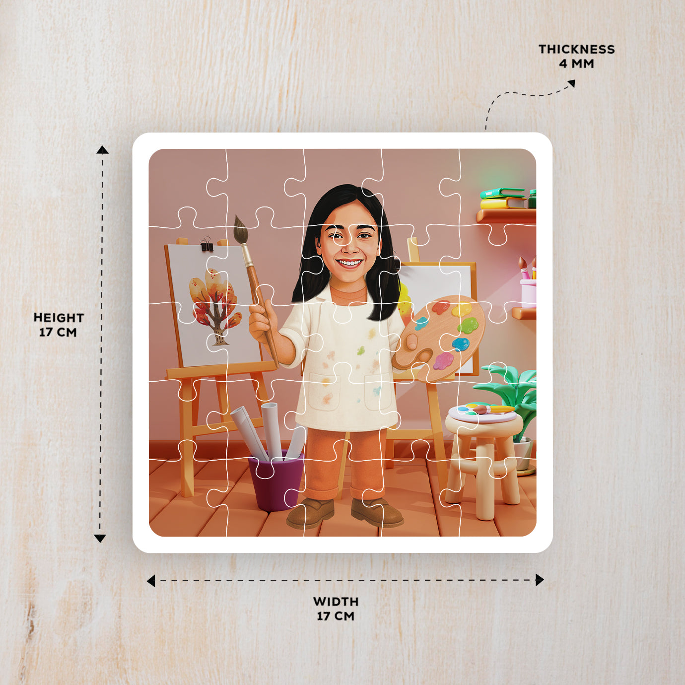 Personalised Artist Desire Puzzle Photo Frame