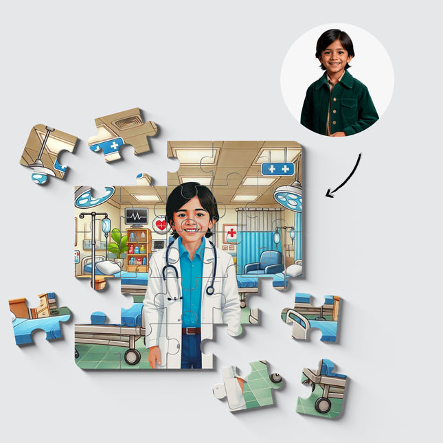 Personalised Doctor Desire Puzzle Photo Frame