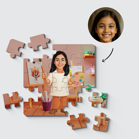 Personalised Artist Desire Puzzle Photo Frame
