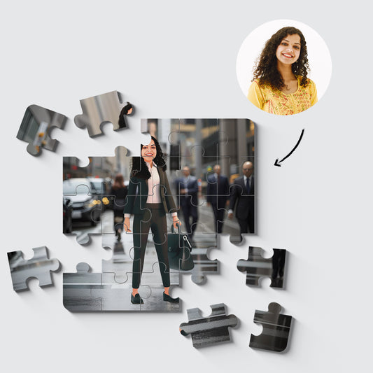 Personalised Bussiness Woman DesirePuzzle Photo Frame