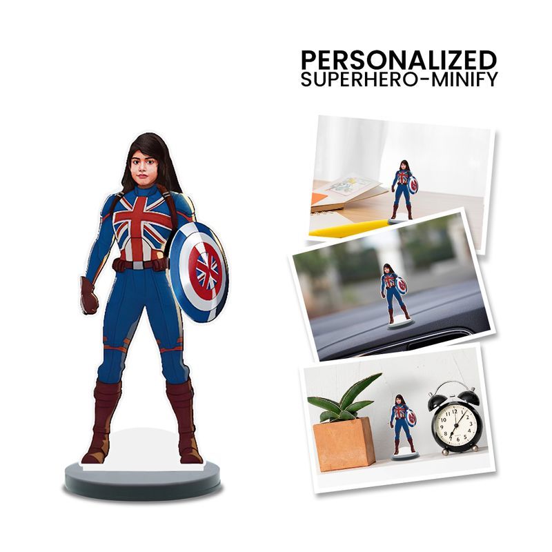 Superhero minify Lady Captain America