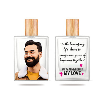 Real Portrait Personalized Bottle & Perfume For Men