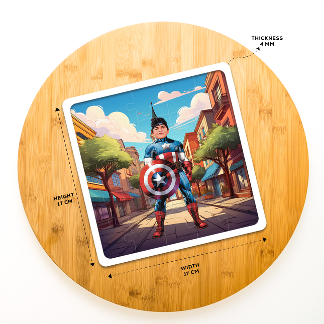 Captain America Superhero Puzzle