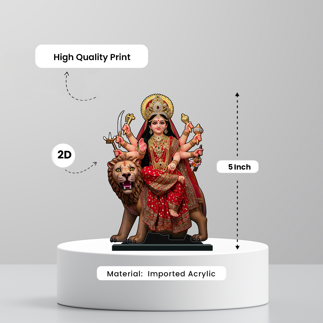 Lord Durga 2D Miniature