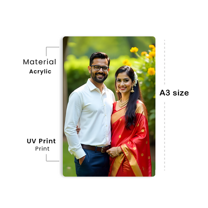 Personalised Acrylic Photo Frame