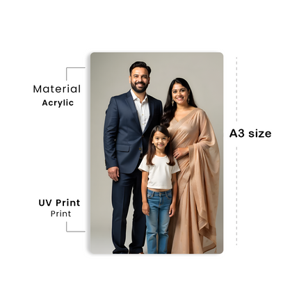 Personalised Acrylic Photo Frame