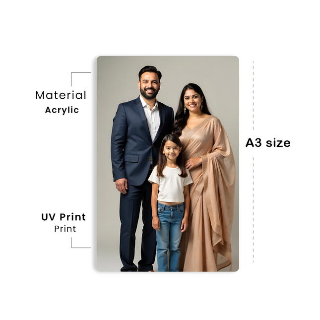 Personalised Acrylic Photo Frame