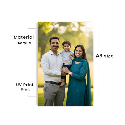 Personalised Acrylic Photo Frame