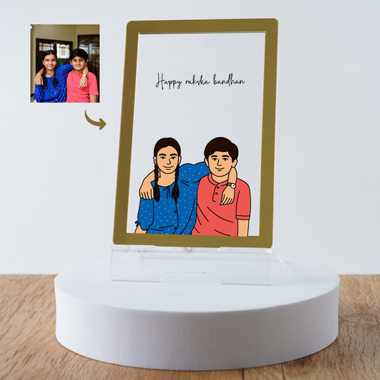 Raksha Bandhan Special Doodle-art Table Top Frame