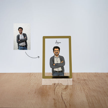 Doodle art table top frames