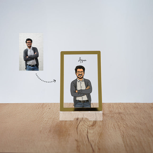 Doodle art table top frames