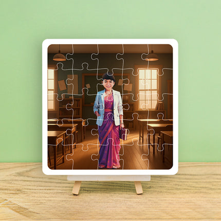 Teacher Desire Puzzle Photo Frame