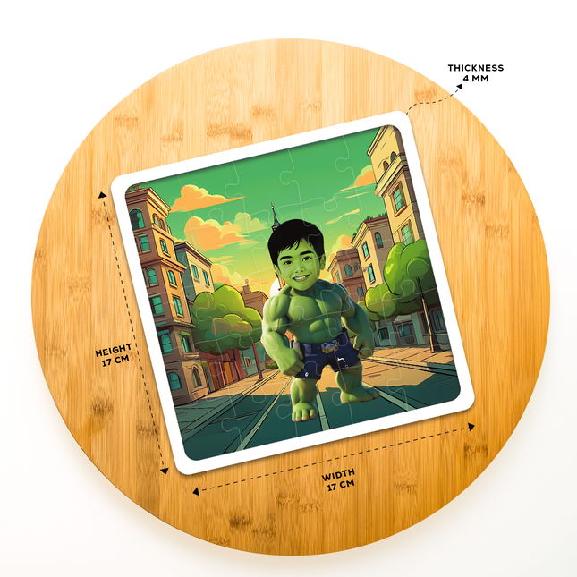 Hulk kid Superhero Puzzle