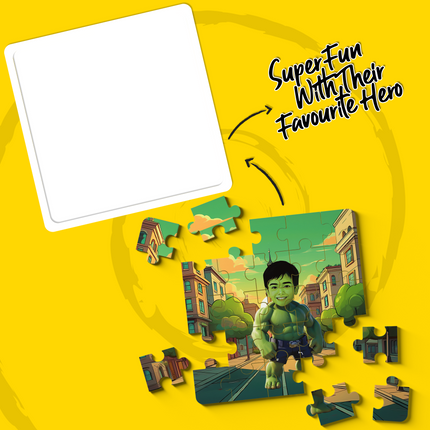 Hulk kid Superhero Puzzle