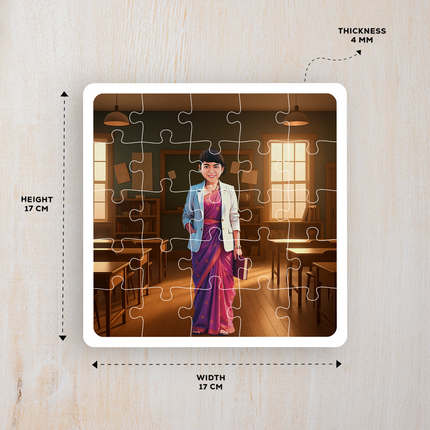 Teacher Desire Puzzle Photo Frame
