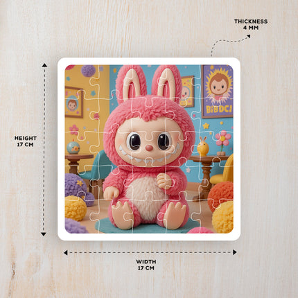 Lychee Berry Labubu Doll Puzzle Photo Frame
