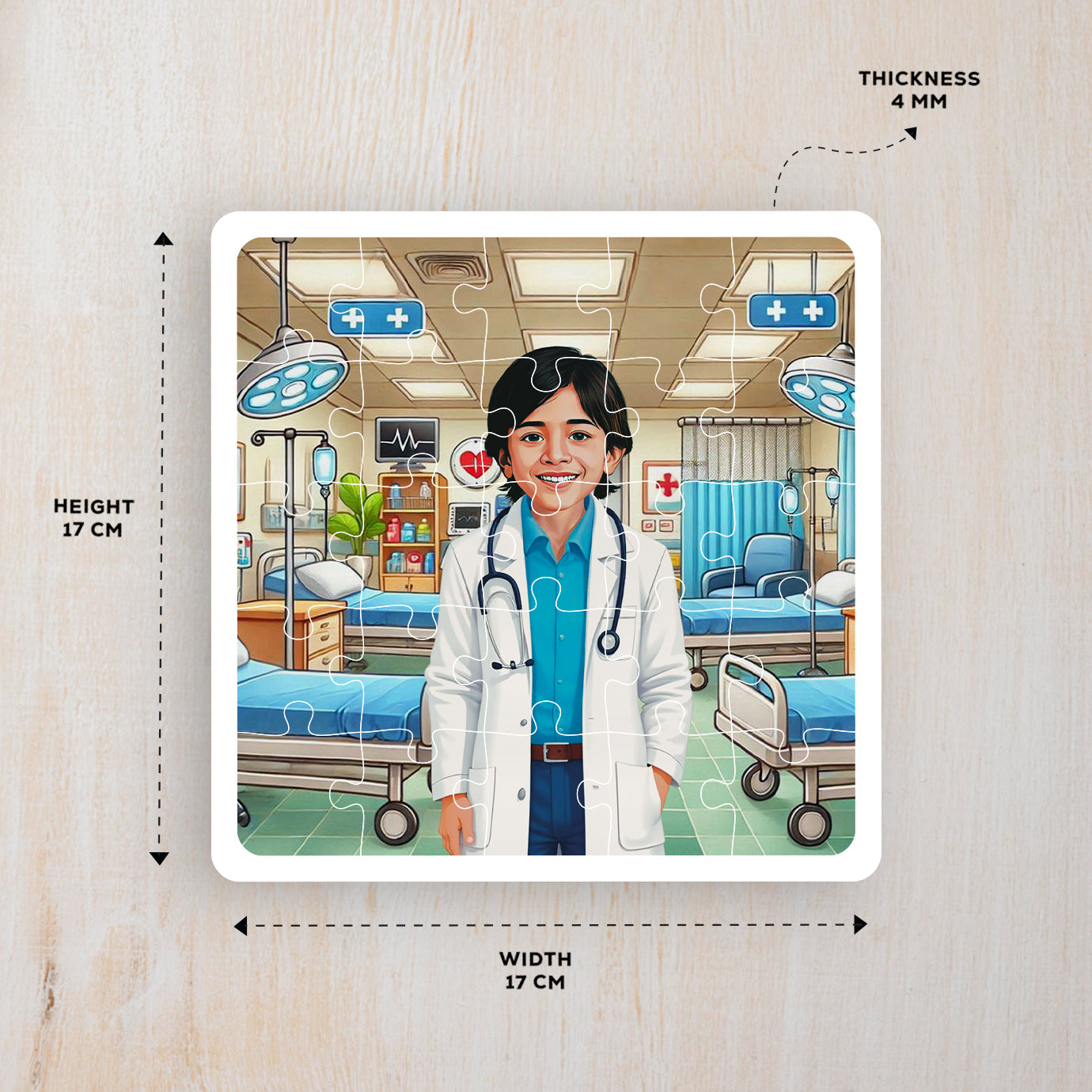 Personalised Doctor Desire Puzzle Photo Frame