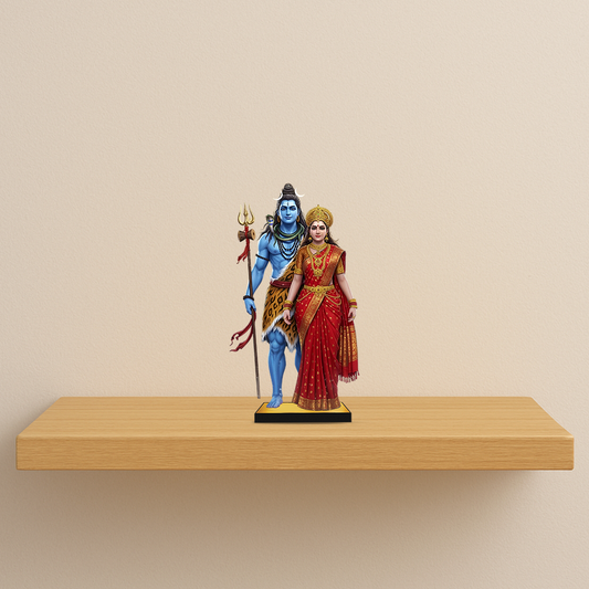 Shiva Parvati 2D Miniature
