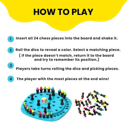 2 in 1 Memory Chess & XOX0 Game