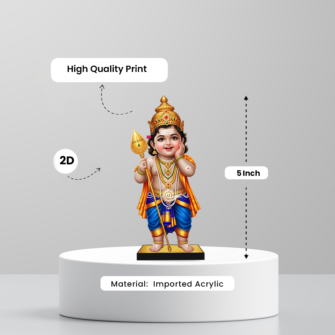 Lord Murugan 2D Miniature