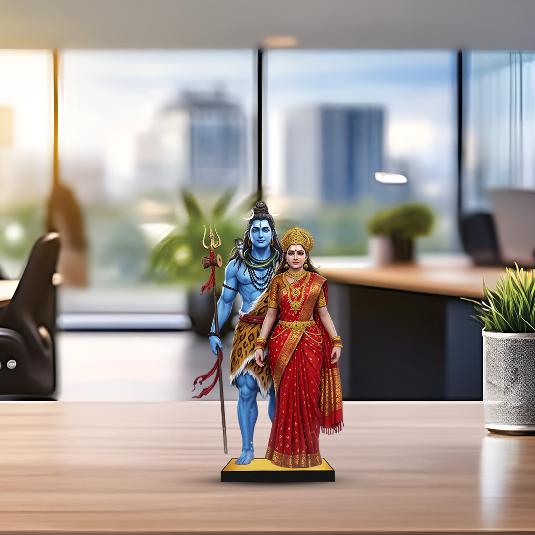 Shiva Parvati 2D Miniature