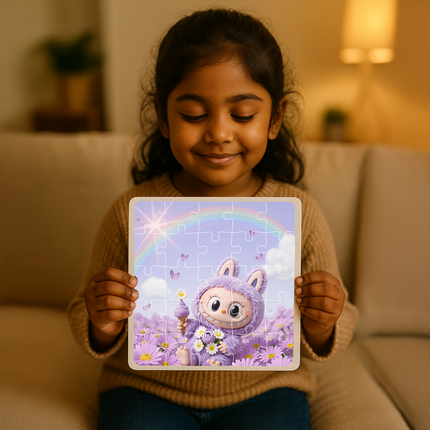 Soymilk Labubu Doll Puzzle Photo Frame