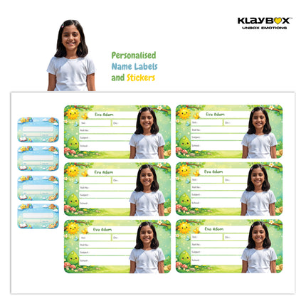 Personalised Labels and Stickers With Child Photo & Name
