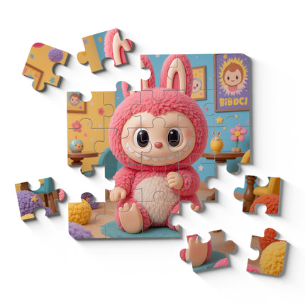 Lychee Berry Labubu Doll Puzzle Photo Frame