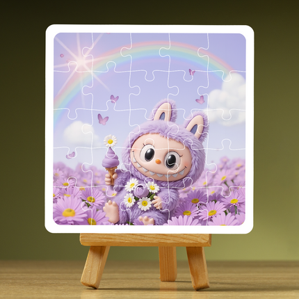Soymilk Labubu Doll Puzzle Photo Frame