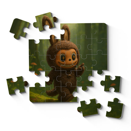 Seasame Bean Labubu Doll Puzzle Photo Frame