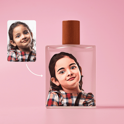 Real Portrait Personalized Bottle & Perfume For Kids